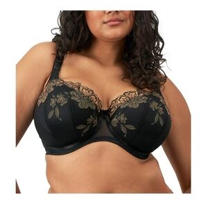 NWOT Elomi Teagan Padded Underwire Half Cup Bra 42J